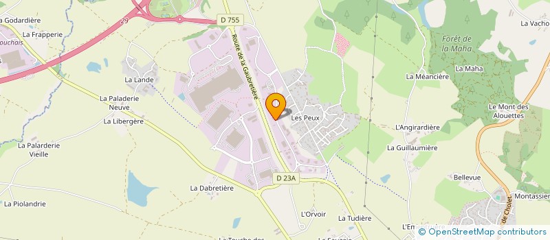 localisation de l'entreprise GENERATION BIEN CONSTRUIRE à LES HERBIERS