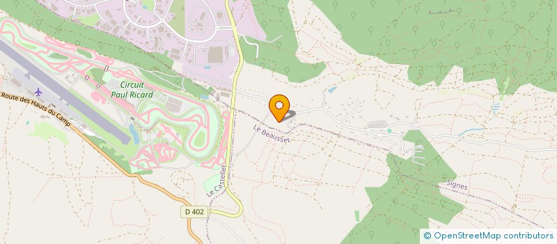 localisation de l'entreprise GENERATION BOIS  SIGNES