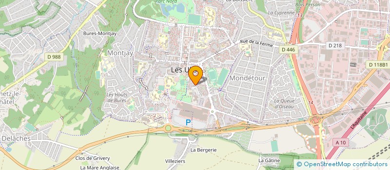 localisation de l'entreprise GENERATION CHAUFFAGE à LES ULIS