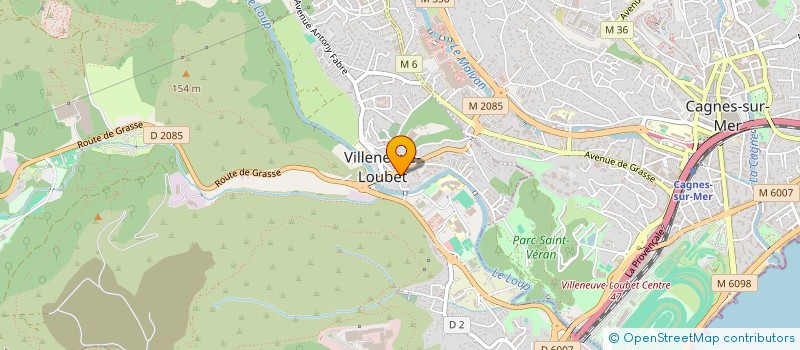 localisation de l'entreprise GENERATION CHORALE à VILLENEUVE-LOUBET