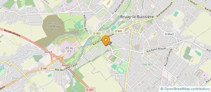 localisation de l'entreprise GENERATION CINE ADO à BRUAY-LA-BUISSIERE