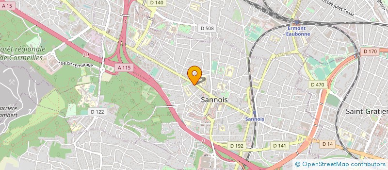 localisation de l'entreprise GENERATION COIFFURE  SANNOIS