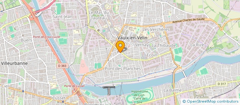 localisation de l'entreprise GENERATION CONCEPT à VAULX-EN-VELIN