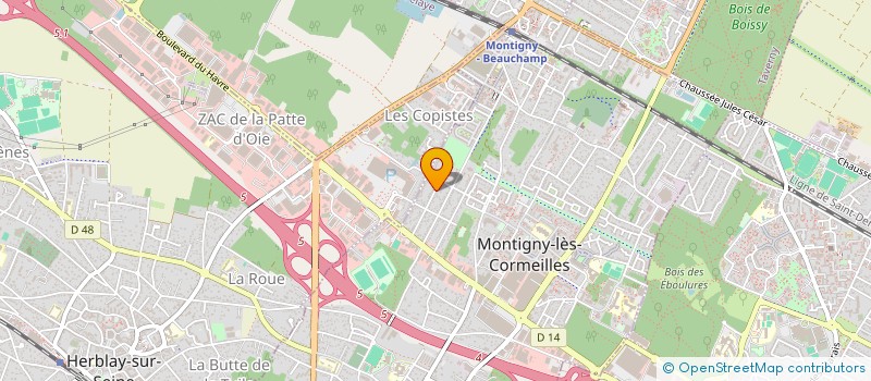localisation de l'entreprise GENERATION CONNECT  MONTIGNY-LES-CORMEILLES