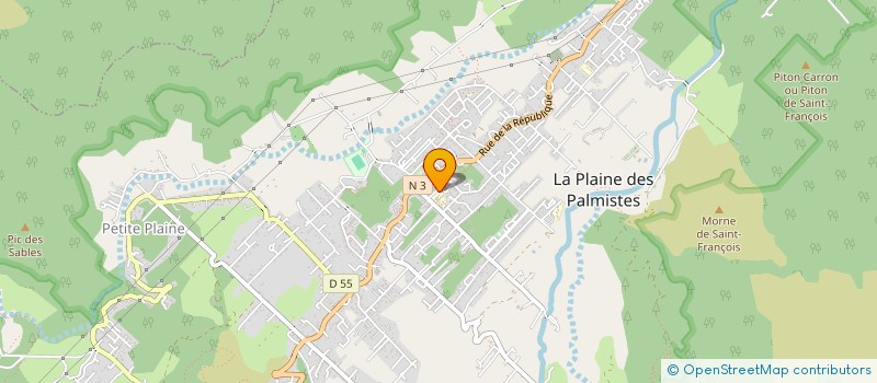 localisation de l'entreprise GENERATION DANSE PALMIPLAINOISE  LA PLAINE-DES-PALMISTES