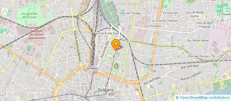 localisation de l'entreprise GENERATION DCG BENJAM' à ORLEANS