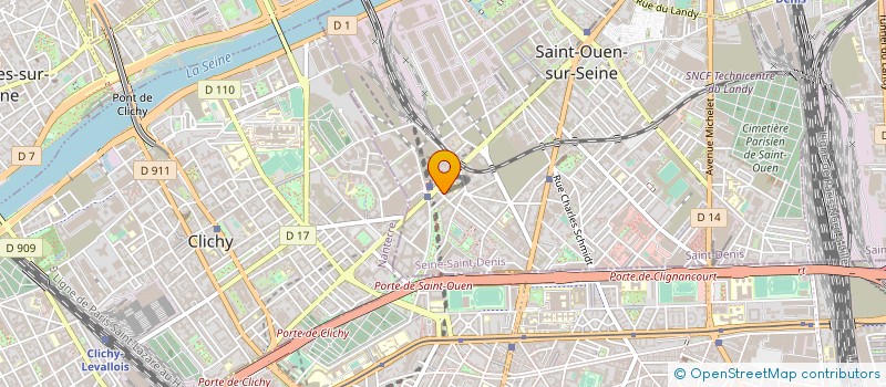 localisation de l'entreprise GENERATION DE SERVICES A DOMICILE à SAINT-OUEN-SUR-SEINE