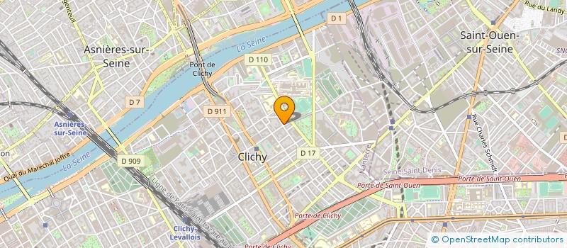localisation de l'entreprise GENERATION DIASPORAS à CLICHY