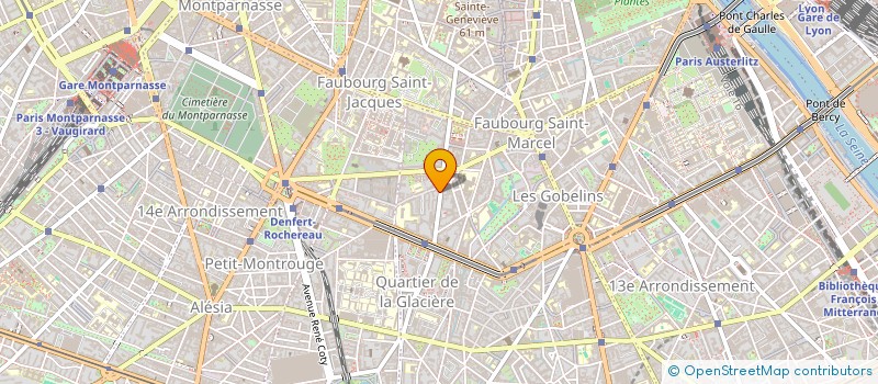 localisation de l'entreprise GENERATION ECHAFAUDAGE SERVICES à PARIS