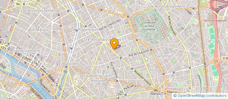 localisation de l'entreprise GENERATION EUROPE XXI  PARIS