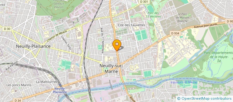 localisation de l'entreprise GENERATION FUTURE à NEUILLY-SUR-MARNE