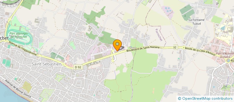 localisation de l'entreprise GENERATION FUTURE NANTES à PORNICHET