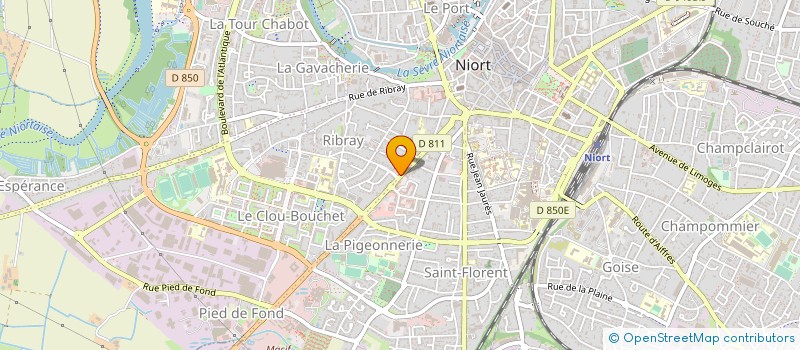 localisation de l'entreprise GENERATION HABITAT à NIORT