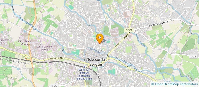localisation de l'entreprise GENERATION KIDS à L'ISLE-SUR-LA-SORGUE