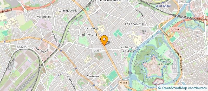 localisation de l'entreprise GENERATION LINK CIE à LAMBERSART