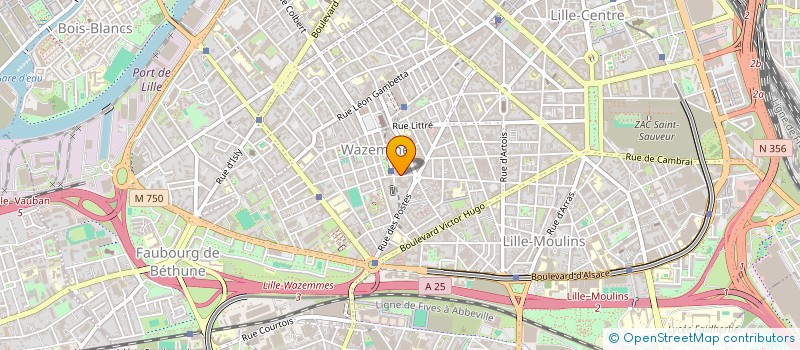 localisation de l'entreprise GENERATION LOISIRS à LILLE