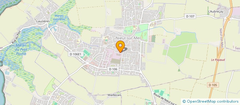 localisation de l'entreprise GENERATION LSF - LANGUE DES SIGNES FRANCAISE ET SURDITE  NIEUL-SUR-MER