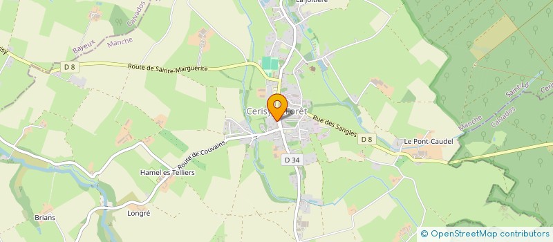 localisation de l'entreprise GENERATION MENTION POP  CERISY-LA-FORET