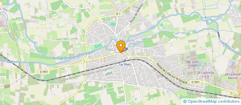 localisation de l'entreprise GENERATION MICRO à LE THOR