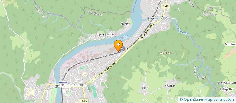 localisation de l'entreprise GENERATION MOCA  AUREC SUR LOIRE