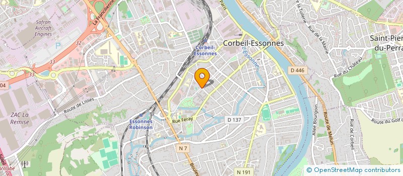 localisation de l'entreprise GENERATION MONTANTE POUR L'EDUCATION ET LA CULTURE  CORBEIL-ESSONNES
