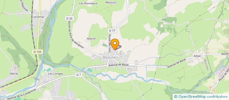 localisation de l'entreprise GENERATION MOUVEMENT LES AINES RURAUX - ASSOCIATION CLUB DE L'AMITIE DE CHAMALIERES-SUR-LOIRE  CHAMALIERES-SUR-LOIRE