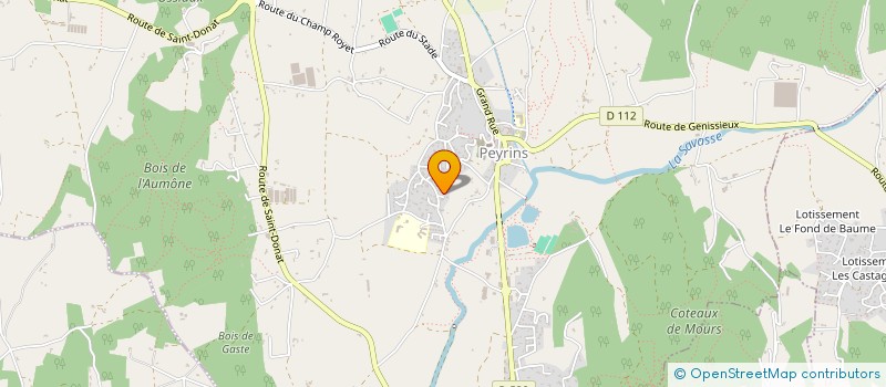 localisation de l'entreprise GENERATION MUSIC  PEYRINS