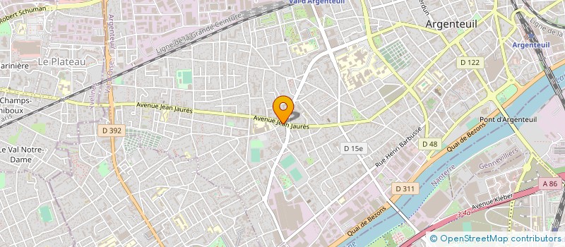 localisation de l'entreprise GENERATION NETWORKS à ARGENTEUIL