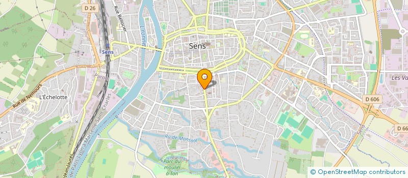 localisation de l'entreprise GENERATION NON-VIOLENTE FRANCE à SENS