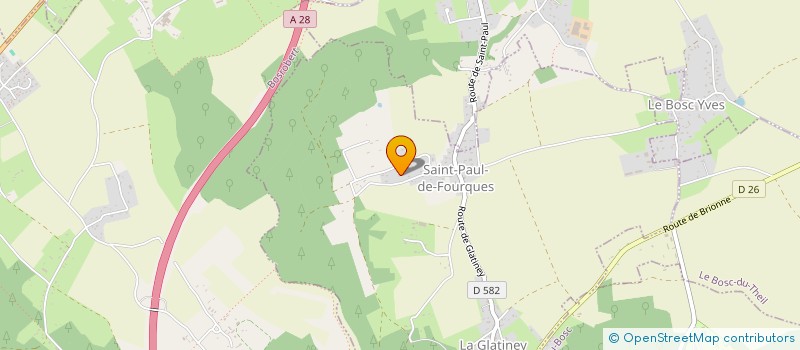 localisation de l'entreprise GENERATION NORMANDE  SAINT-PAUL-DE-FOURQUES