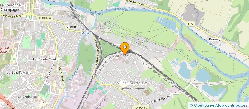 localisation de l'entreprise GENERATION NOUNOUS  VILLERS-SEMEUSE