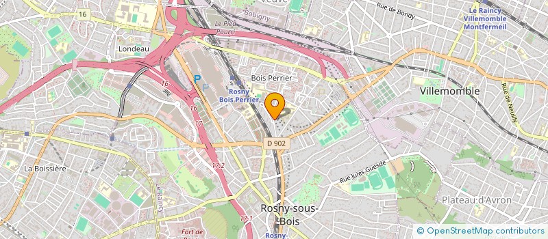 localisation de l'entreprise GENERATION OLR à ROSNY-SOUS-BOIS
