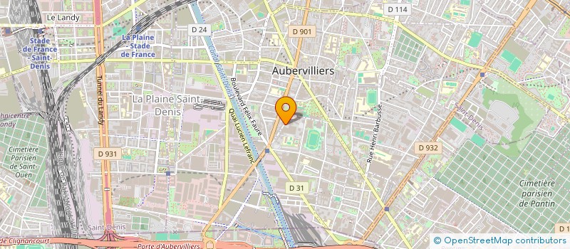 localisation de l'entreprise GENERATION PANASIATIQUE à AUBERVILLIERS