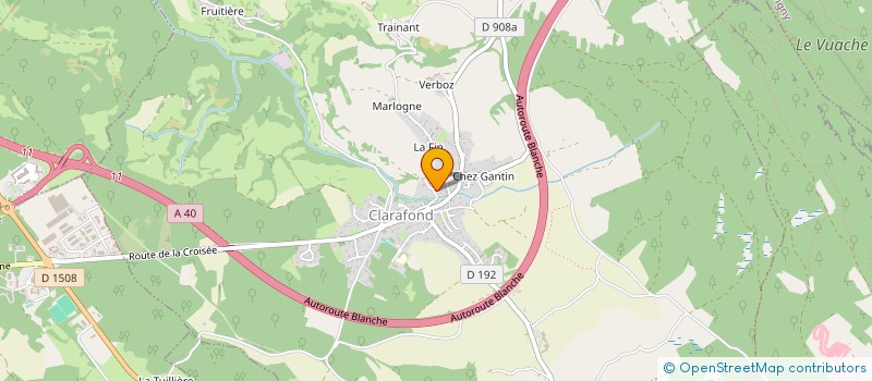 localisation de l'entreprise GENERATION PECOUETTE  CLARAFOND-ARCINE