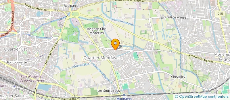 localisation de l'entreprise GENERATION PETIT-PAS (GPP)  AVIGNON