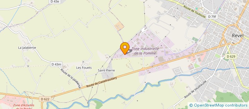 localisation de l'entreprise GENERATION PISCINE BTOC  REVEL