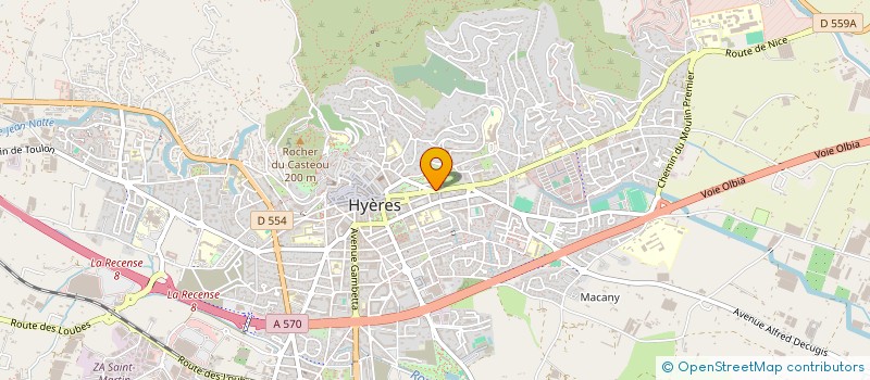 localisation de l'entreprise GENERATION PIZZA à HYERES