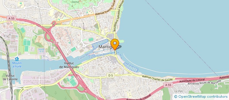 localisation de l'entreprise GENERATION REFLETS à MARTIGUES