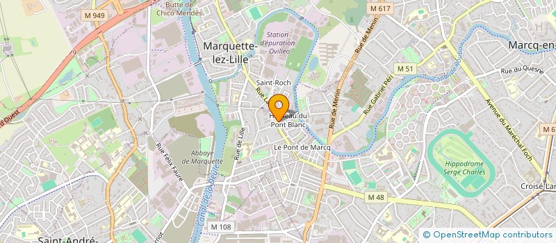 localisation de l'entreprise GENERATION RENOVE  MARQUETTE-LEZ-LILLE