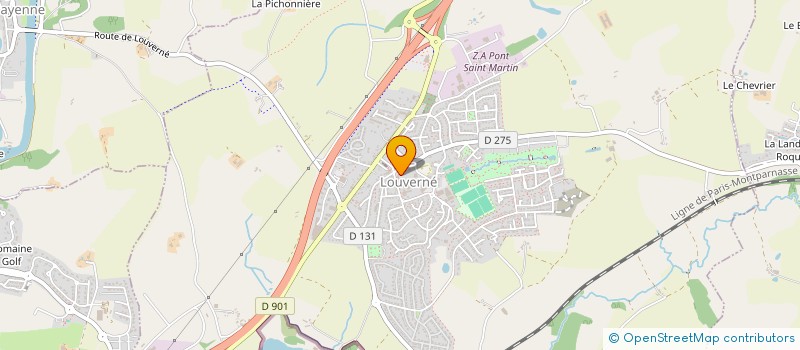 localisation de l'entreprise GENERATION RETRAITES LOUVERNE à LOUVERNE