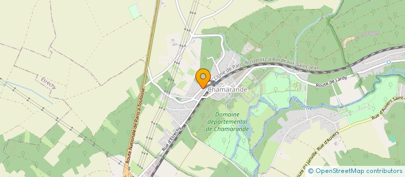 localisation de l'entreprise GENERATION'S CHAM  CHAMARANDE