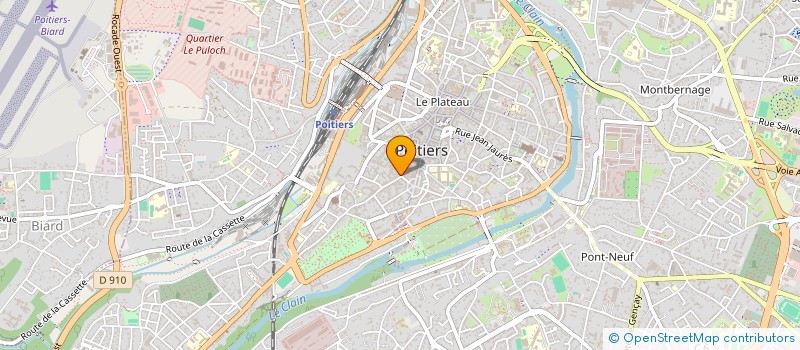 localisation de l'entreprise GENERATION S DE LA VIENNE à POITIERS