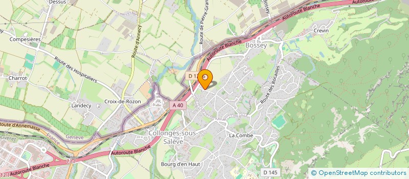 localisation de l'entreprise GENERATION SAVOIE  BOSSEY