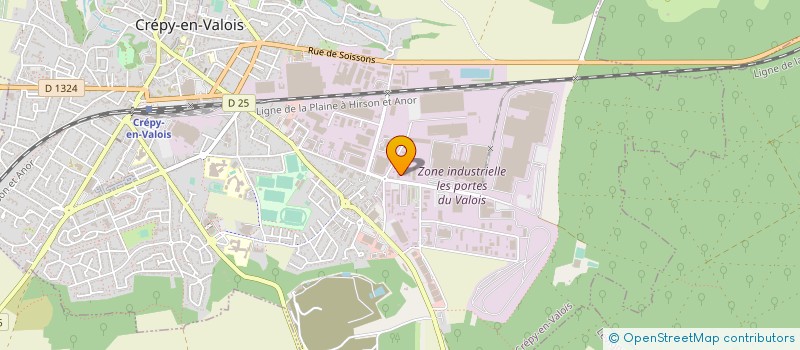 localisation de l'entreprise GENERATION SNACKING à CREPY EN VALOIS