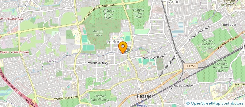 localisation de l'entreprise GENERATION SUD à PESSAC