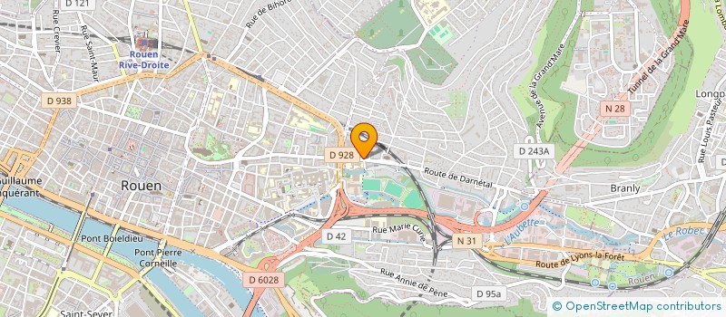 localisation de l'entreprise GENERATION SUSHI à ROUEN