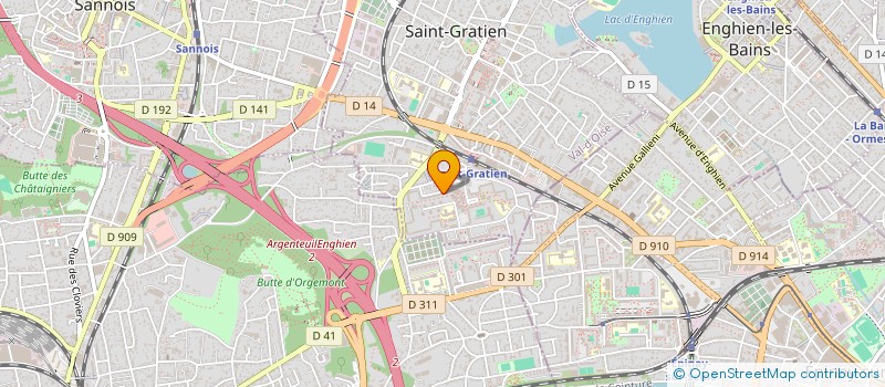 localisation de l'entreprise GENERATION SYSTEME (GENESYS)  SAINT-GRATIEN