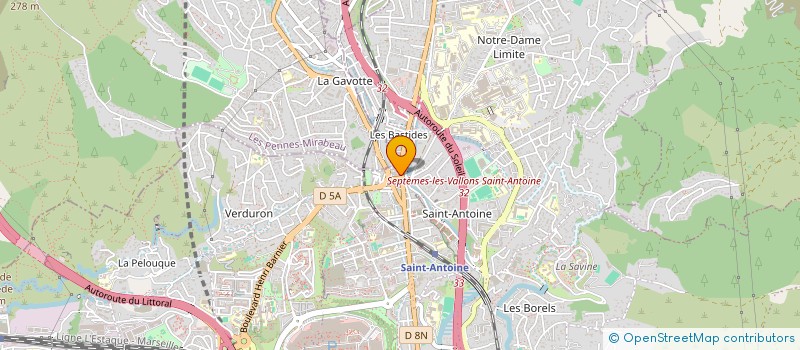 localisation de l'entreprise GENERATION TECHNOLOGIES AVANCEES à MARSEILLE