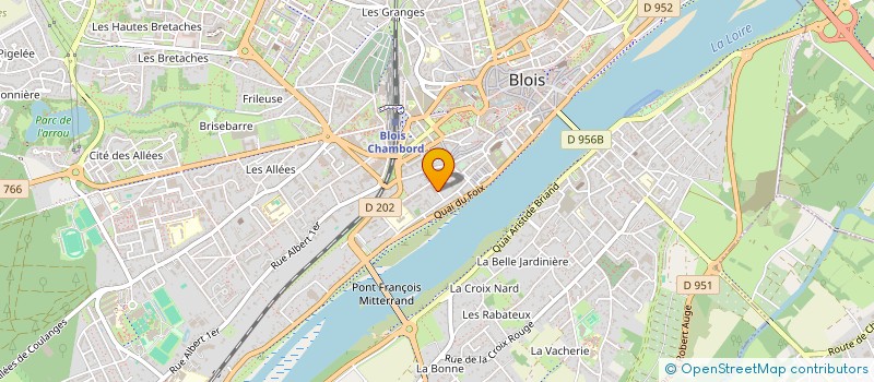 localisation de l'entreprise GENERATION TRAIL ET TRIATHLON BLOIS  BLOIS