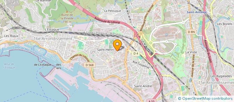 localisation de l'entreprise GENERATION VOYAGEURS IMMO à MARSEILLE